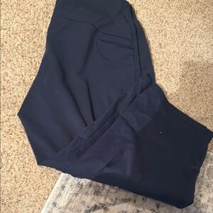 Lands' End Women's Navy Capris-xl tall